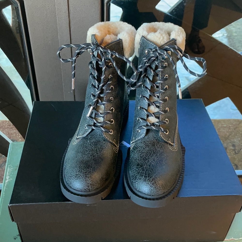 Coach Lorimer Leather Bootie Shoes